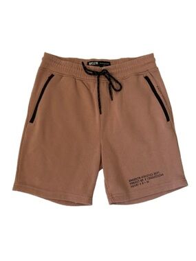 Brooklyn Athletics Men’s Taupe Jogger Shorts - BKLYN Athletic Fit - Size M